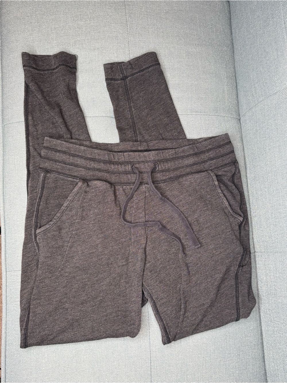 Aerie Gray Drawstring Sweatpants